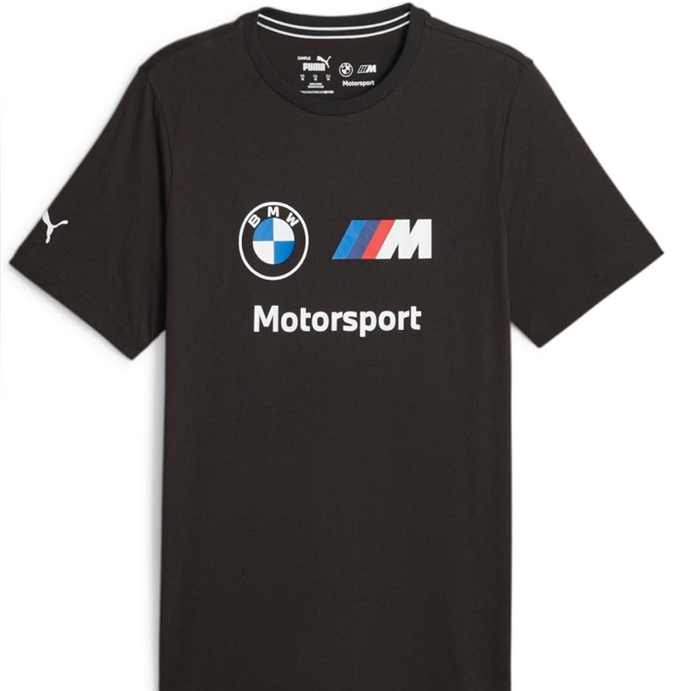 NEW WITH TAGS! Puma Black Short Sleeve Tee BMW Motorsport Edition Size M